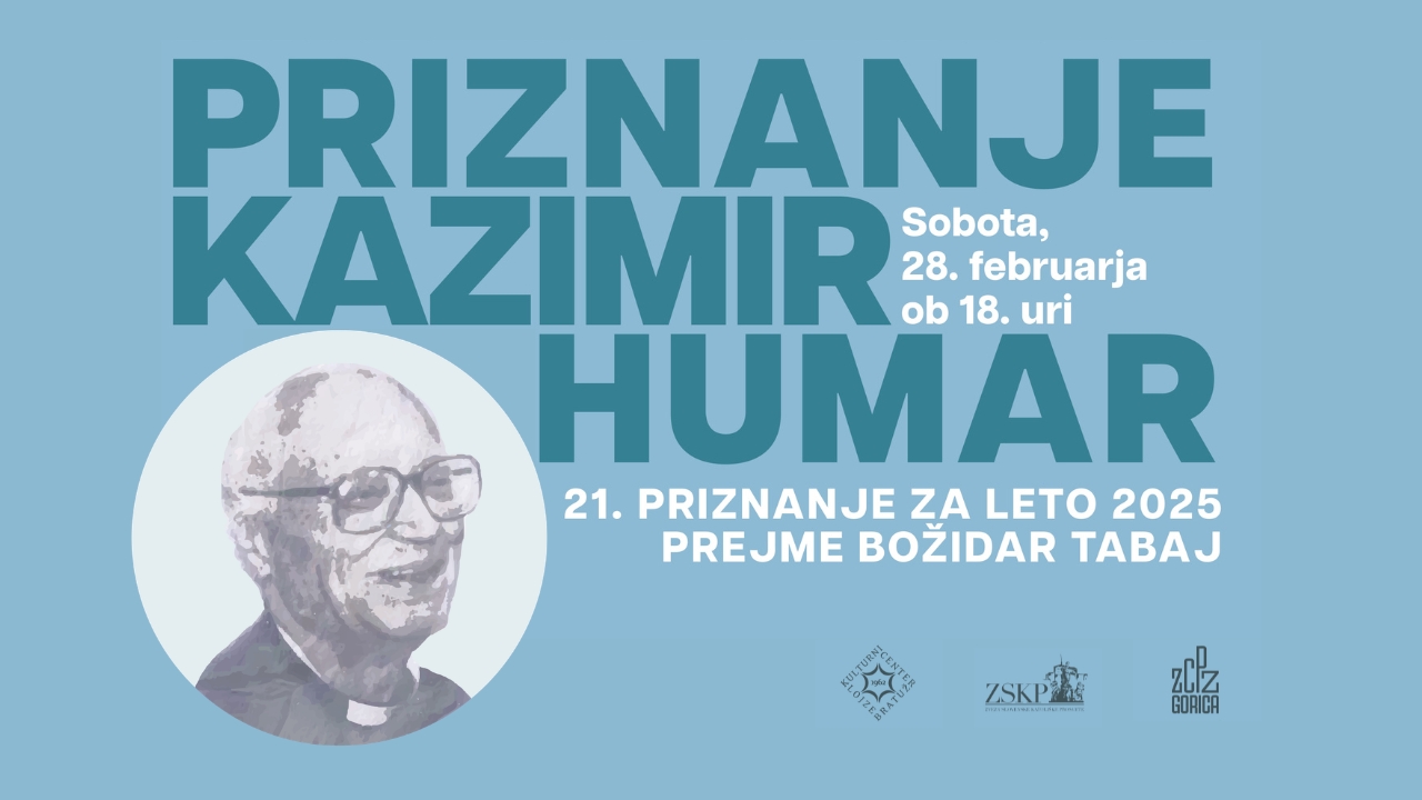 21. Priznanje Kazimir Humar za leto 2025