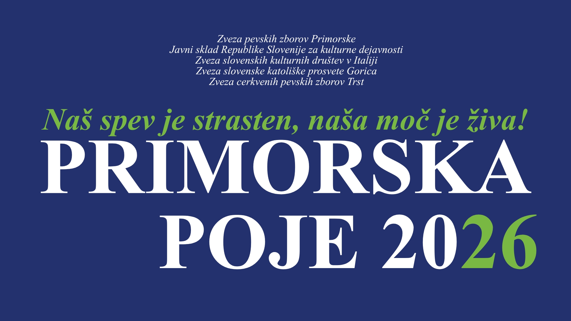 Primorska poje 2026 – Cerkev Sv. Andreja v Štandrežu